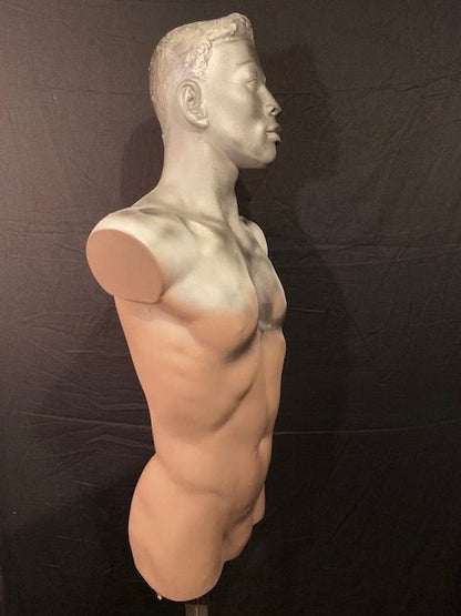 Vintage mannequin mannen torso handgemaakt Aad Verboom #013