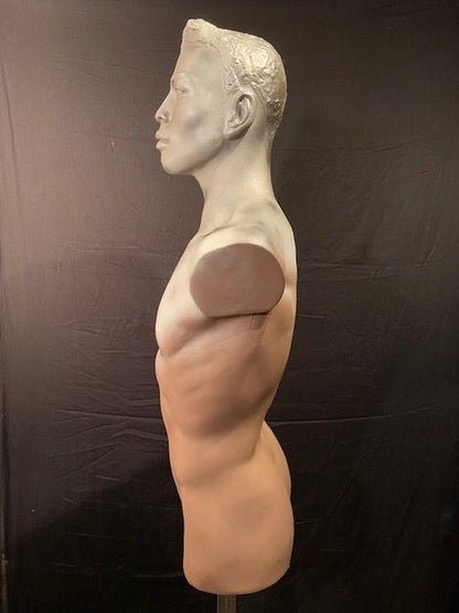 Vintage mannequin mannen torso handgemaakt Aad Verboom #013