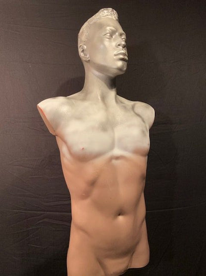 Vintage mannequin mannen torso handgemaakt Aad Verboom #006