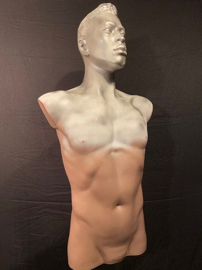 Vintage mannequin mannen torso handgemaakt Aad Verboom #006