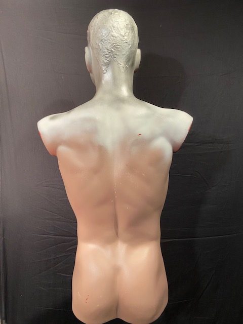 Vintage mannequin mannen torso handgemaakt Aad Verboom #006