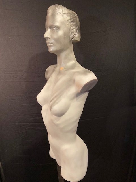 Vintage mannequin vrouwen torso handgemaakt Aad Verboom #007