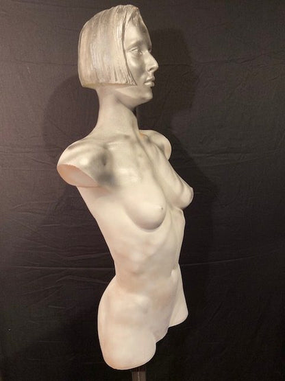 Vintage mannequin vrouwen torso handgemaakt Aad Verboom #007