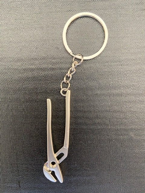 Waterpomptang Gereedschap Sleutelhanger van ijzer metaal zilverkleurig