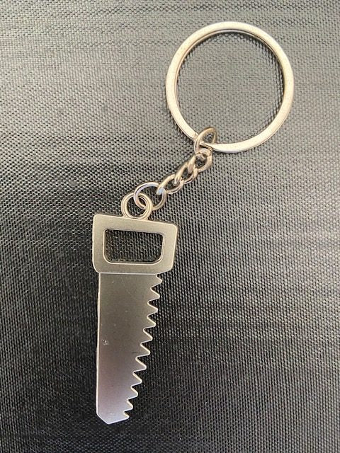 Zaag houtzaag Sleutelhanger gereedschap metaal ijzer