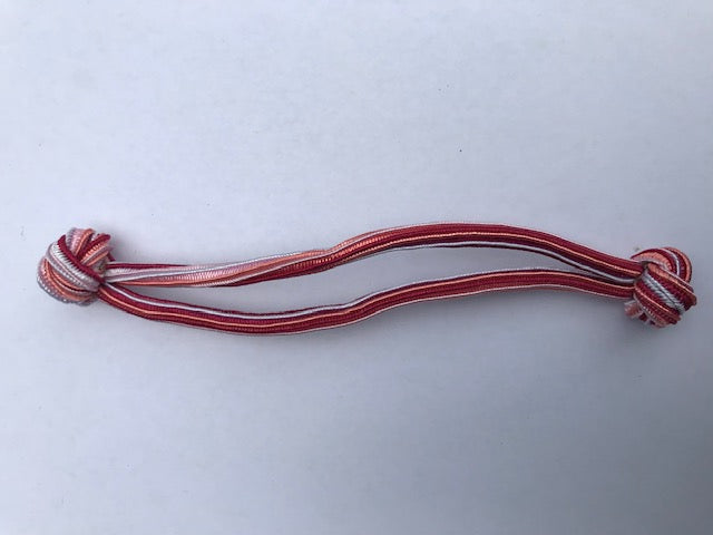 Haar elastieken geknoopt , knotted elastic hair ties #003